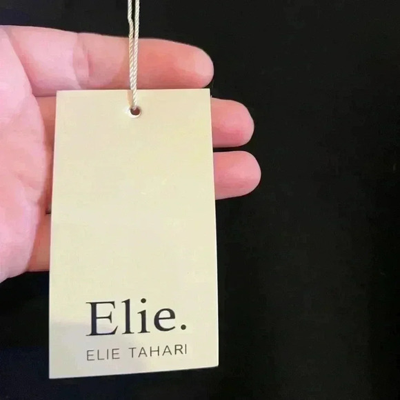 Elie Tahari Black Cowlneck Gold Zippers Sweater Size Small NWT - Picture 2 of 7